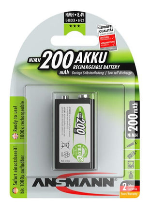 Akumulator ANSMANN maxE 8,4 V 200 mAh ( 4000876121 )