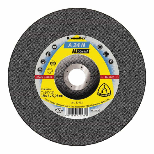Disco da sbavo KLINGSPOR A 24 N Supra D115xS6mm ( 4000841092 )