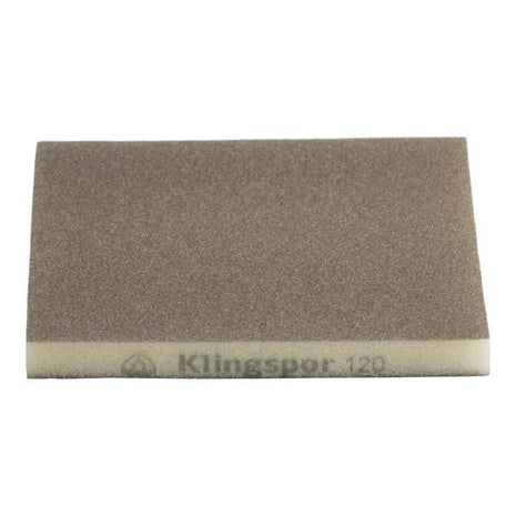 KLINGSPOR Éponge abrasive SW 501 L123xl96mm Grain 120 ( 8000353607 )