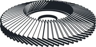 KLINGSPOR Fächerscheibe SMT 800 Ø 115 mm Körnung coarse 12° gewölbt ( 8000352161 )