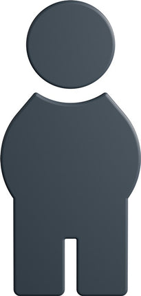 HEWI Simbolo uomo 801.91B010 Poliammide colore n. 92 ( 8000645315 )