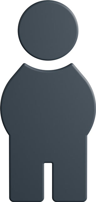 HEWI Simbolo uomo 801.91B010 Poliammide colore n. 92 ( 8000645315 )