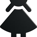 HEWI Symbol Frau 801.91B020 Polyamid Farb-Nr. 90 ( 8000645320 )