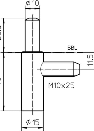 SIMONSWERK część ramy V 8100 WF U stal ocynkowana ( 3325055021 )