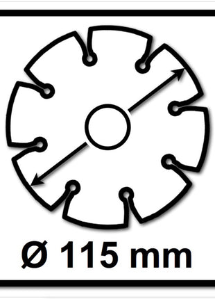 WellCut Diamond Blade Diamant Trennscheibe 115 x 22,2 mm Special ( 333 - 115 / 22 ) - Toolbrothers