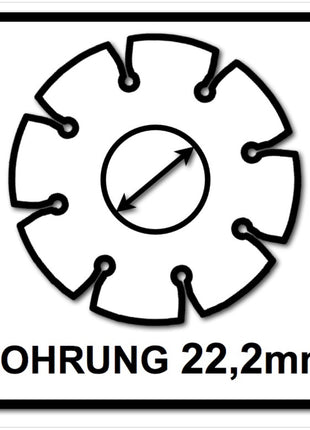 WellCut Diamond Blade Diamant Trennscheibe 230 x 22,2 mm Application Continuous ( 555 230 / 22 ) - Toolbrothers