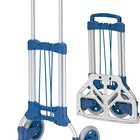 Carrello di trasporto FETRA pieghevole in tubolare acciaio/alluminio Alluminio Altezza 1090 mm Lunghezza pala 320 mm ( 9000443020 )