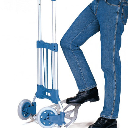 Carrello di trasporto FETRA pieghevole in tubolare acciaio/alluminio Alluminio Altezza 1090 mm Lunghezza pala 320 mm ( 9000443020 )