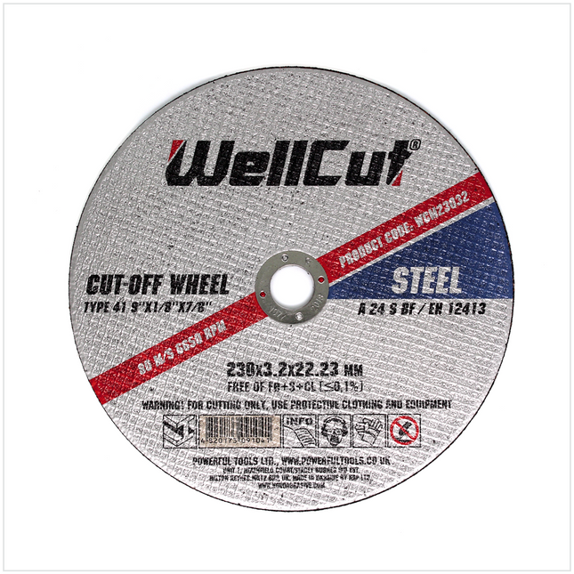 WellCut WCM 23032 - 25 Stück Trennscheibe 230 mm für Metalle - Toolbrothers