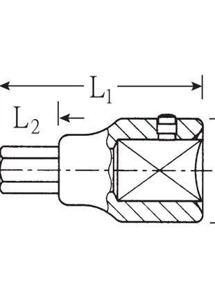 STAHLWILLE Steckschlüsseleinsatz 59 3/4 ″ Innen-6-kant ( 4000826470 )