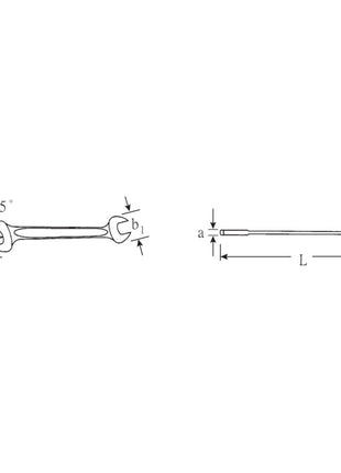 STAHLWILLE llave de boca doble MOTOR 10 4 x 5 mm longitud 100 mm (4000826141)