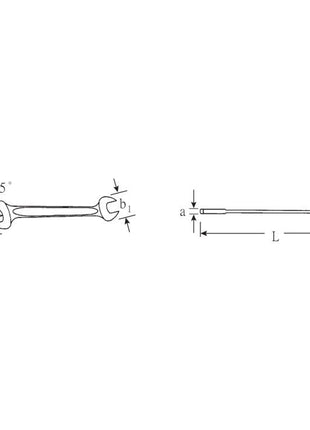 STAHLWILLE llave de boca doble MOTOR 10 6 x 7 mm longitud 120 mm (4000826143)