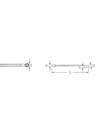 STAHLWILLE Klucz płasko-oczkowy OPEN-BOX 14 SW 13 mm Długość 195 mm ( 4000826044 )