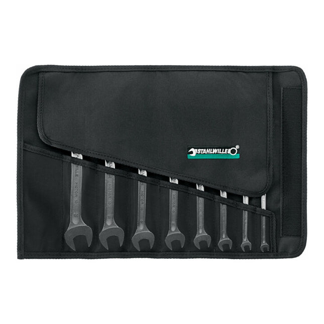 Set di chiavi doppie aperte STAHLWILLE 10/8 8 pezzi SW6-22 mm ( 4000826178 )