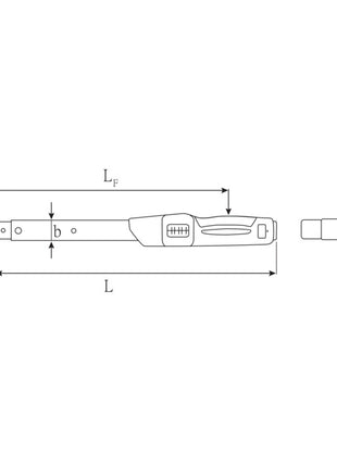 STAHLWILLE Clé dynamométrique 730N/5 10-50 Nm ( 4000826520 )