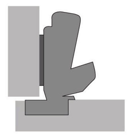 Cerniera grandangolare HETTICH Sensys 8657i con ammortizzazione integrata TH 52 ( 8000612696 )