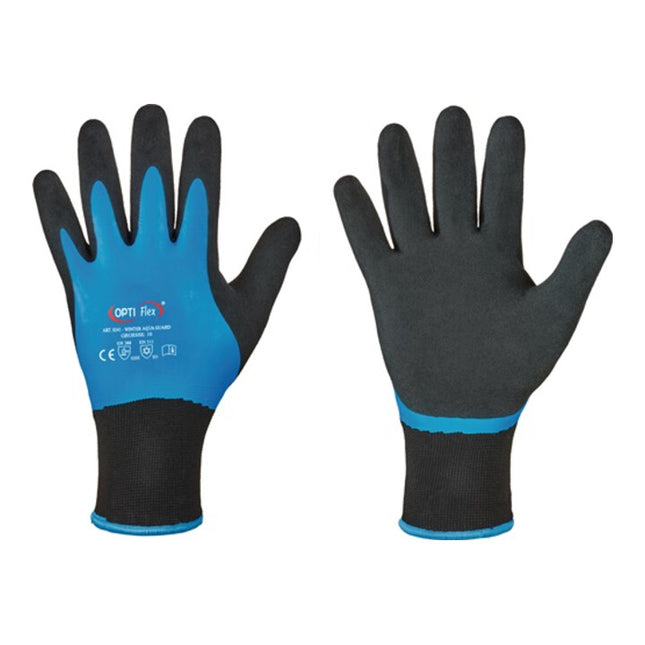 Guanti OPTIFLEX invernali Aqua Guard taglia 9 nero/blu ( 8000140393 )