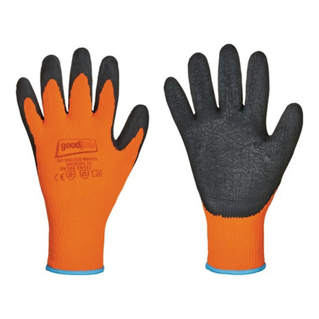 GOODJOB Gant de protection contre le froid Eco Winter taille 9 noir/orange ( 4000391059 )