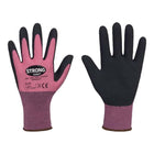 Guanti STRONGHAND LADY FLEXTER taglia 7 rosa/nero ( 8000737566 )