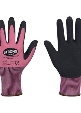 STRONGHAND Gant LADY FLEXTER taille 7 rose/noir ( 8000737566 )