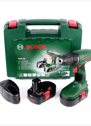 Bosch PSR 18 V Akku Bohrschrauber mit 2 Akkus und Ladegerät im Koffer ( 0603955371 ) - Toolbrothers