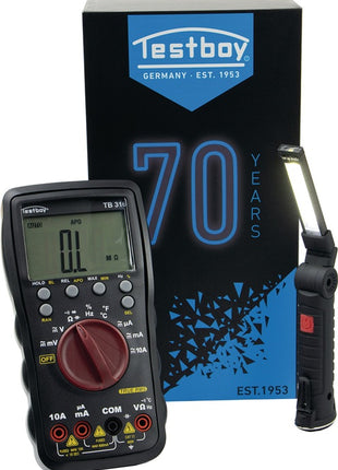 TESTBOY Multimètre TB 316 BLACK EDITION 600 mV - 600 V AC, 600 mV - 600 V DC ( 4000802076 )