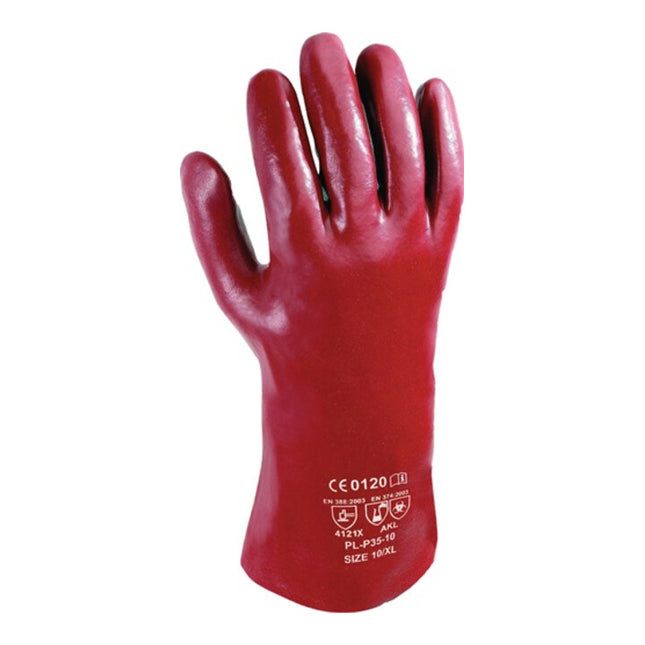 Guanti chimici ASATEX pirata taglia 10 rosso-marrone ( 4000371279 )