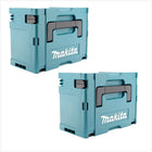 Makita Makpac Gr. 3 Systemkoffer im 2er Set - Toolbrothers