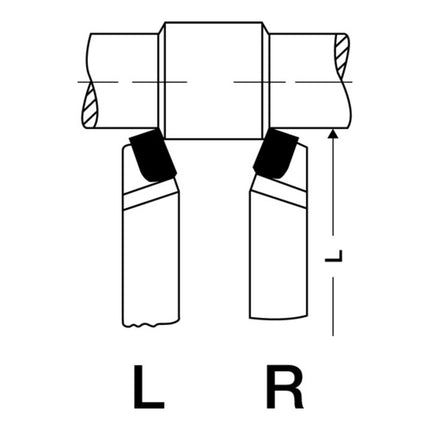 Utensile di tornitura WILKE DIN 4971 ISO1 10 x 10 mm ( 4118601502 )