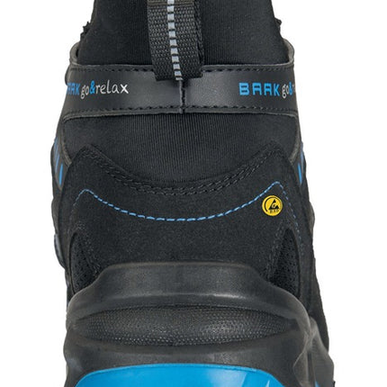 BAAK stivali di sicurezza Hudson taglia 42 nero/blu ( 8002360406 )