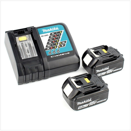 Makita DJR 360 RTK Akku Reciprosäge 36V ( 2x18V ) Brushless Säbelsäge im Koffer + 2x 5,0 Ah Akku + Ladegerät - Toolbrothers