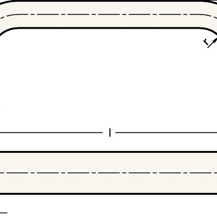 Maniglia per arco GANTER GN 565 l 120 ± 0,25 mm t min. 10 mm h 49 mm ( 4601000151 )