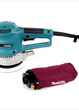 Makita BO 6030 JX1 150 mm Exzenterschleifer mit Schleifpapier Set im Makpac 3 - Toolbrothers