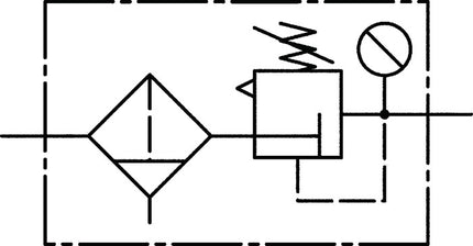 Filtro regolatore RIEGLER filettatura standard mm 11,89 ( 4588880460 )