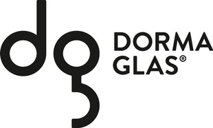 DORMA-GLAS par de tiradores de puerta de cristal forma redonda metal claro anodizado plateado (3000254517)