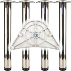 Set di gambe da tavolo BMB cromo lucido 60 mm altezza 870 mm ( 3000273147 )