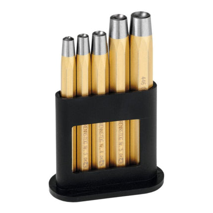 RENNSTEIG Nietkopfsetzersatz DIN 6435 5-teilig Niet-Ø 2 - 6 mm ( 4000812145 )