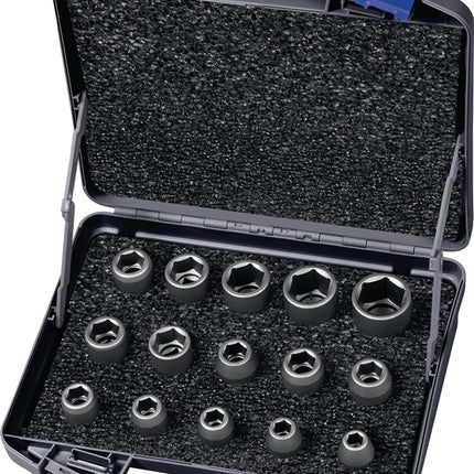 ASW Set di chiavi a bussola 720 KS 15 OL 15 pezzi 1/2 ″ ( 4000820988 )