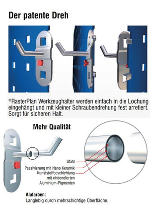 RASTERPLAN Plaque perforée L450xL1000mm ( 9000428175 )