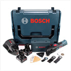 Bosch GOP 12V-Li Professional Akku Multi Cutter Multifunktionswerkzeug in L-Boxx + 2 x GBA 12 V 4,0 Ah Akku + 1 x GAL 1230 Ladegerät - Toolbrothers
