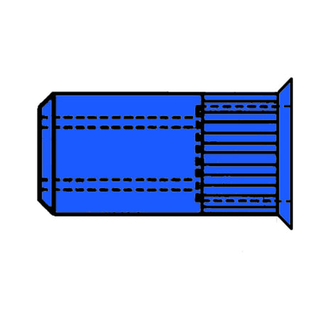 Dado per rivetto cieco GESIPA Gambo del rivetto d x l 7 x 12,5 mm M5 ( 4000813566 )