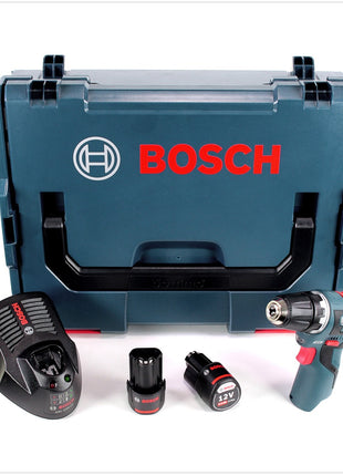 Bosch GSR 12V-20 Professional Akku Bohrschrauber Brushless ( 06019D4005 ) + L-Boxx + 2x Akku 2,5Ah + 1x Ladegerät - Toolbrothers