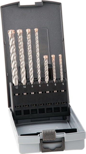 ALPEN FORCE X Set di 7 pezzi per trapano a percussione X SDS-plus ( 8000671164 )