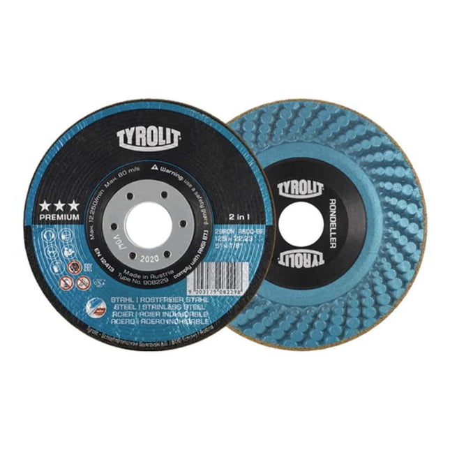 TYROLIT disco abrasivo RONDELLER(R) D125xSmmGrana 24 ( 4000845222 )