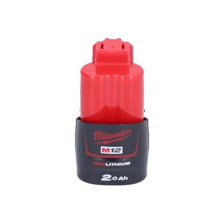 Milwaukee M12 FHIR14-201 cricchetto a batteria 12 V 47 Nm 1/4" brushless + 1x batteria ricaricabile 2,0 Ah - senza caricabatterie