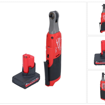 Milwaukee M12 FHIR14-501 cricchetto a batteria 12 V 47 Nm 1/4" brushless + 1x batteria ricaricabile 5,0 Ah - senza caricabatterie