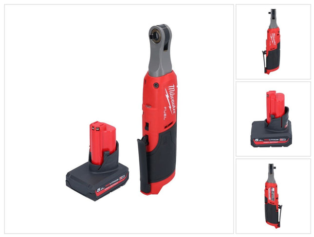 Milwaukee M12 FHIR14-501 cricchetto a batteria 12 V 47 Nm 1/4" brushless + 1x batteria ricaricabile 5,0 Ah - senza caricabatterie