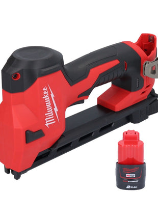 Milwaukee M12 BCST-201 Batterie agrafeuse 12 V 19 x 25.4 mm + 1x batterie 2.0 Ah - sans kit chargeur