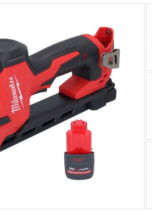 Milwaukee M12 BCST-251 Akku Tacker 12 V 19 x 25,4 mm + 1x Akku 2,5 Ah - ohne Ladegerät