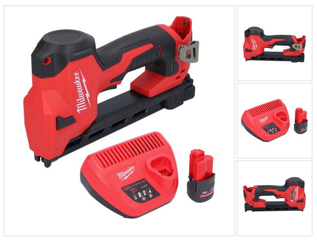 Pinza a batteria Milwaukee M12 BCST-251 12 V 19 x 25,4 mm + 1x batteria ricaricabile 2,5 Ah + caricatore